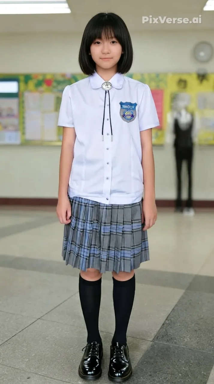 女生夏季制服-保羅領帶款式