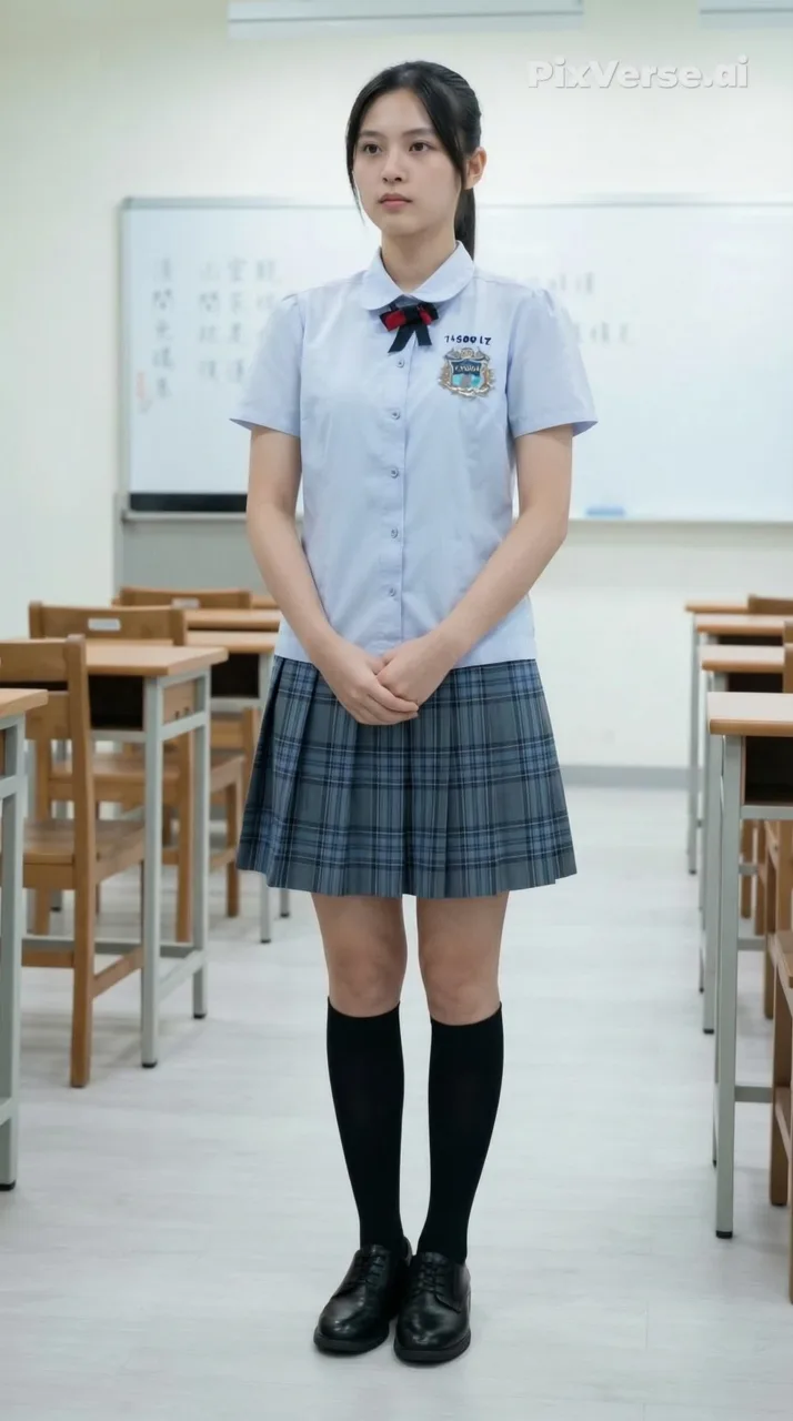 女生夏季制服-短領結款式